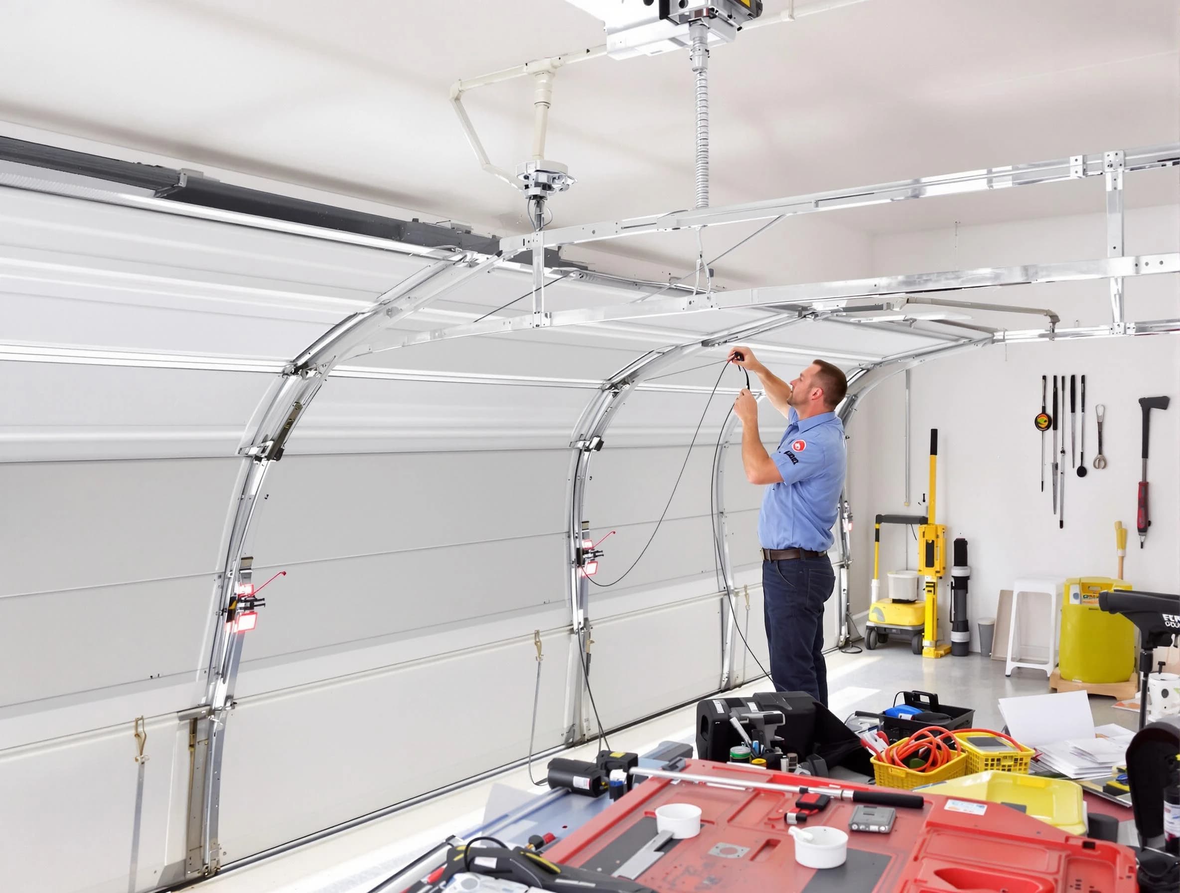 Garage door cable repair service by Troy Garage Door Repair in Troy