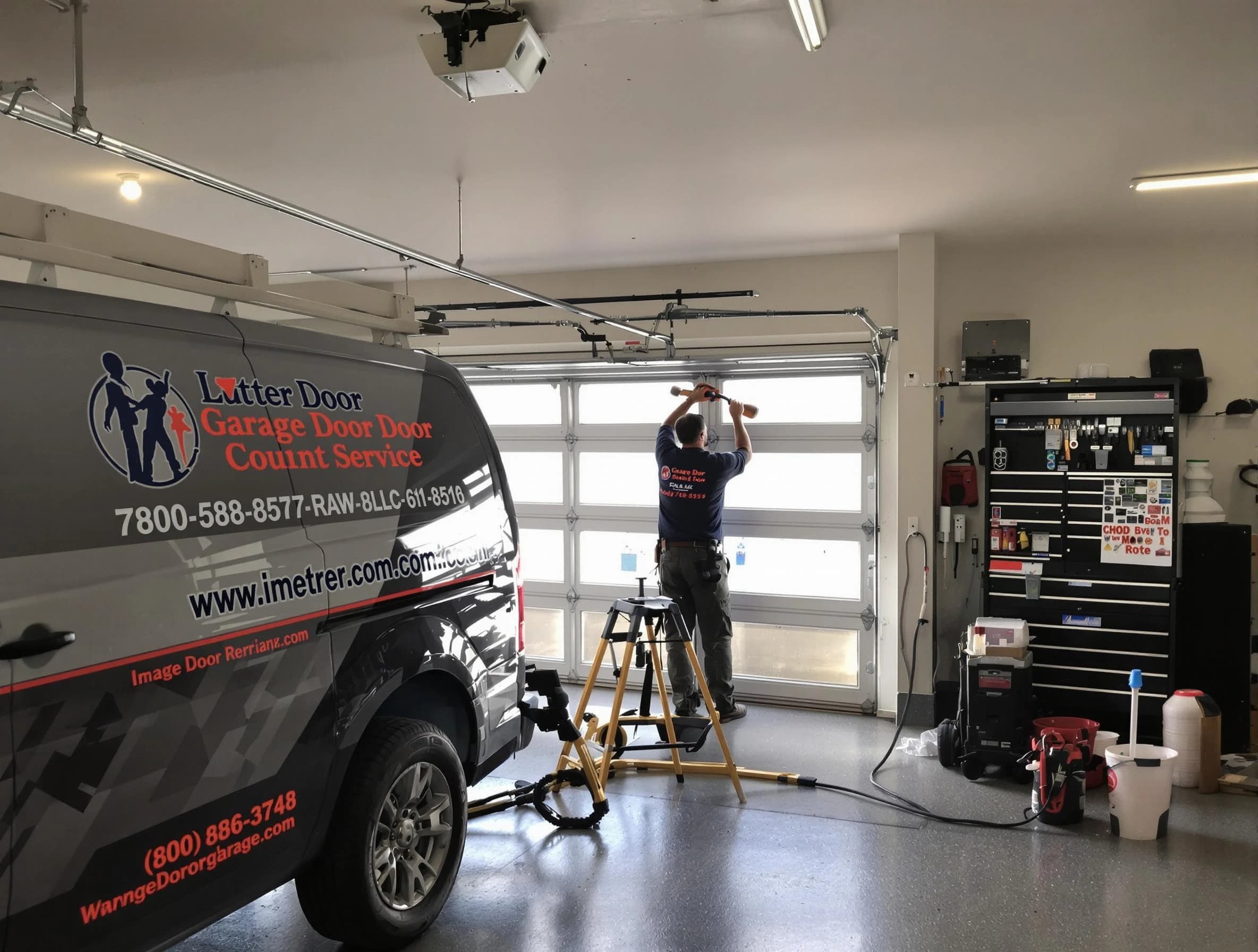 Troy Garage Door Repair rapid response team performing same-day repair in Troy