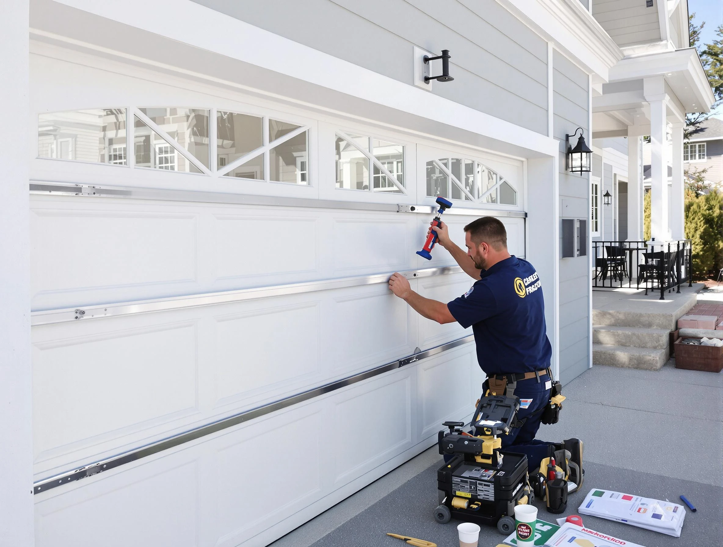 Professional garage door installation by Troy Garage Door Repair in Troy