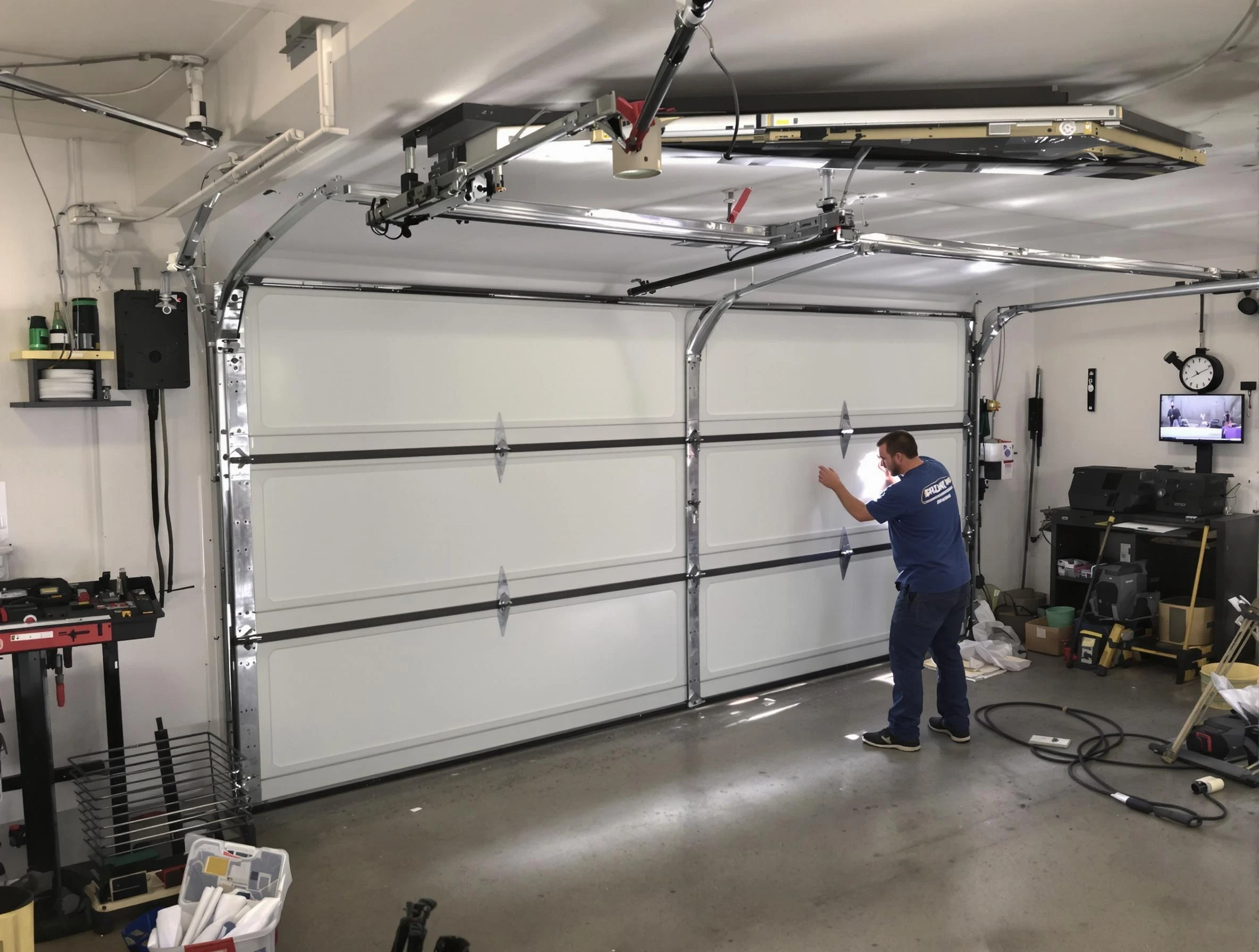 Professional garage door repair service by Troy Garage Door Repair in Troy