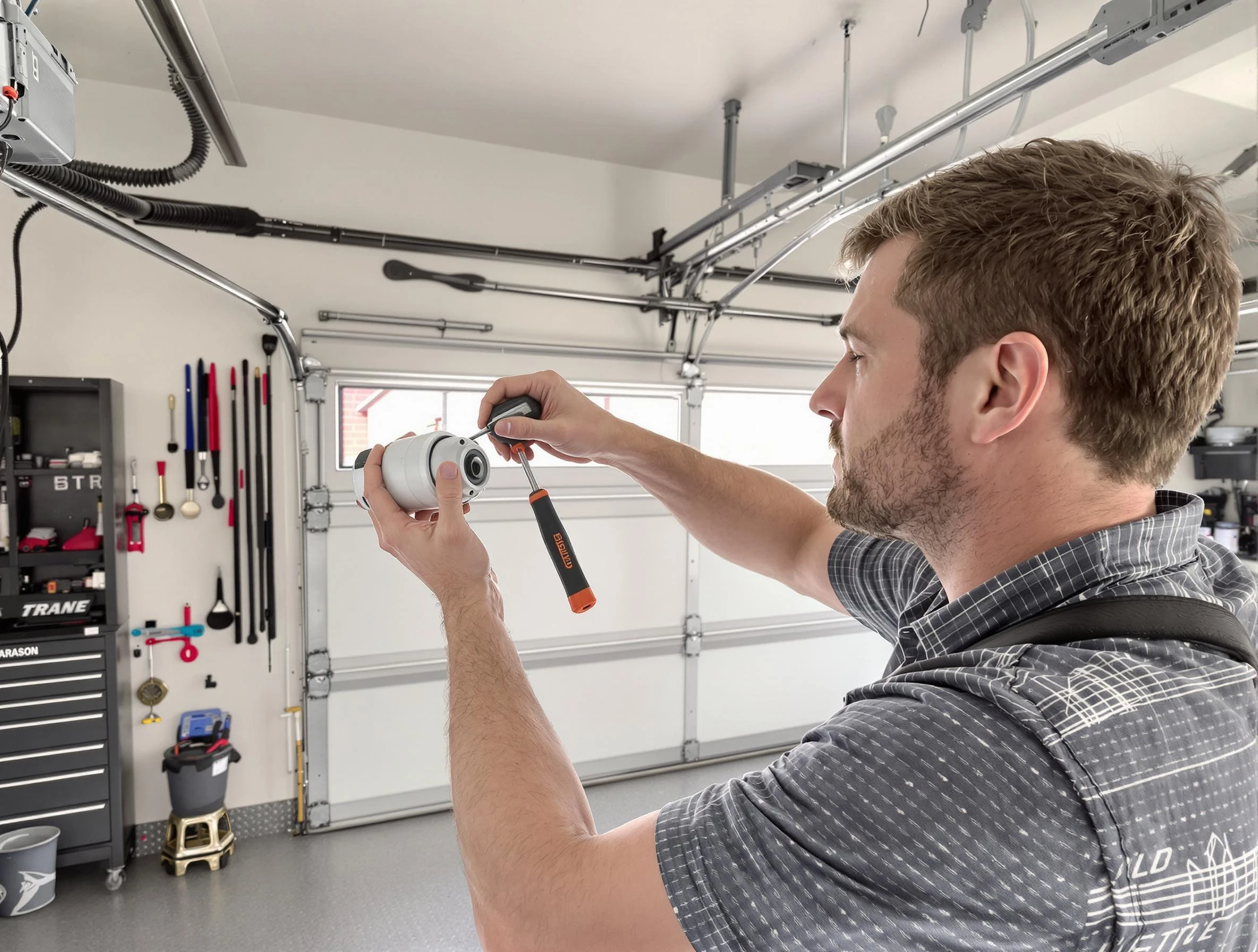 Garage door opener repair service by Troy Garage Door Repair in Troy