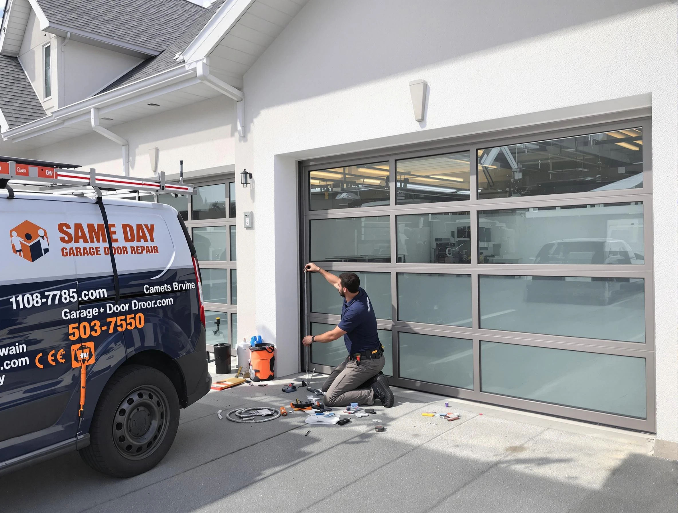 Same-day garage door repair service by Troy Garage Door Repair in Troy